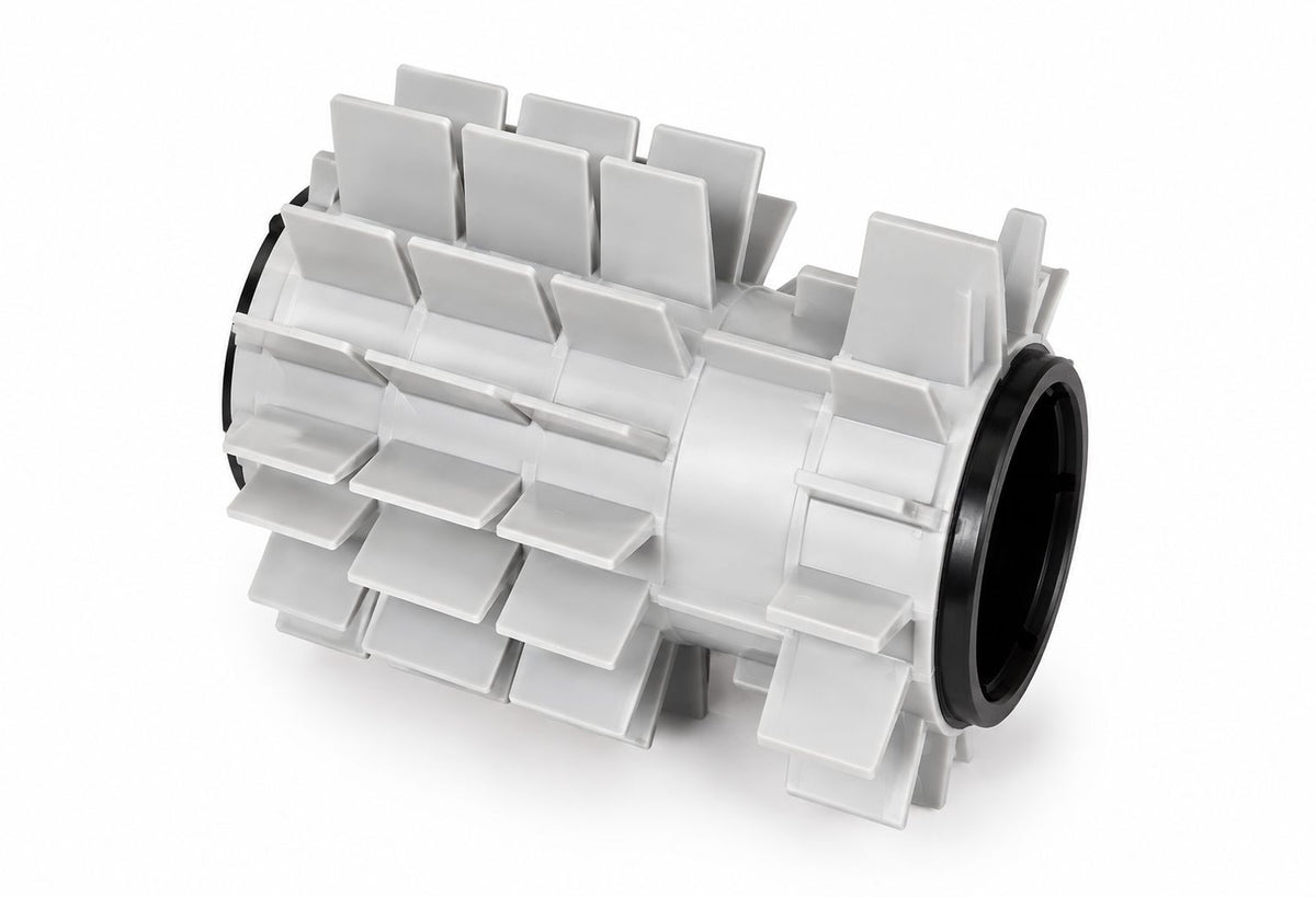 Dolphin PVC Brush Dyn CB Grey (Moulded) - 61020601 for M400 M500 M600 M700 M550 M4 M5 Active X6 plus more